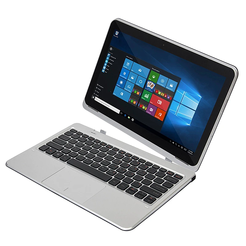 Tablet PC Windows 10 da 11,6 pollici, 2 GB di RAM, 64 GB di ROM, 11 A, con tastiera dock pin, CPU x5-8300 @ 1,44 GHz Quad Core 1366 * 768 IPS