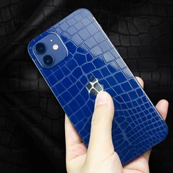 2Pcs Back Crocodile Pattern Soft Hydrogel Film For iPhone 16 15 14 Plus 13 12 mini 11 Pro X XS Max Clear TPU Screen Protector