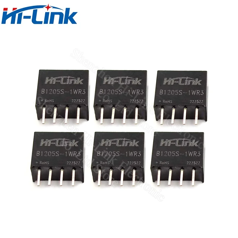 10pcs  B0505S-1WR3 3.3V 5V 9V 12V 15V 24V B0503S B0512SS-1WR3 B1212S-1WR3 B1205S-1WR3 Hi-Link Original DCDC Power Module