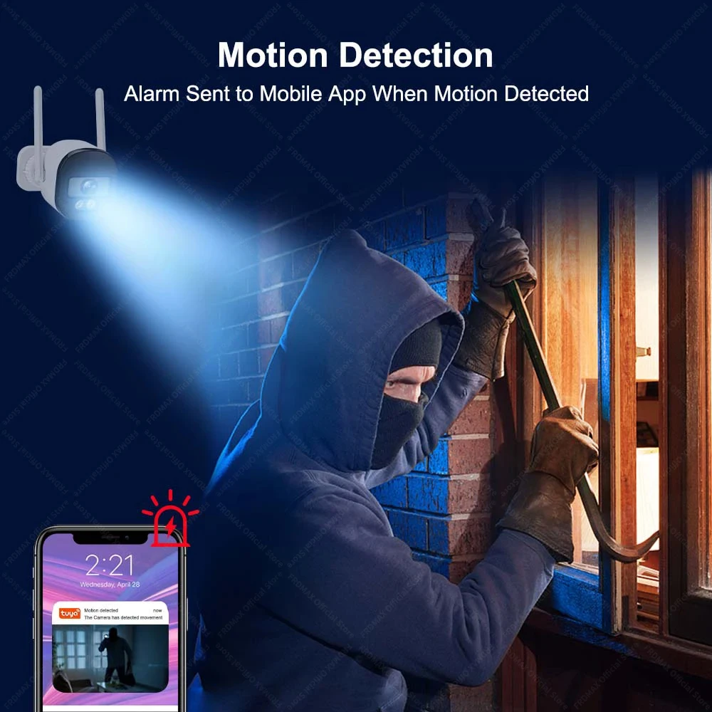 6MP Tuya 5G WiFi IP كاميرا في الهواء الطلق رصاصة لاسلكية PTZ كاميرا الأمن للرؤية الليلية تتبع السيارات كشف مراقبة الفيديو #5