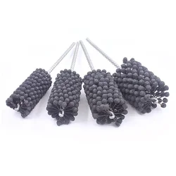 1pcs Grit120 Abrasive Ball Deburring Brush Inner Hole Grinding Head Pipe Polishing Brush Tube Cleanin Brush Total Length 200mm