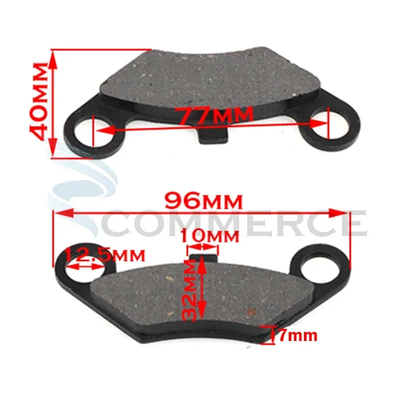 

Полуметаллические тормозные колодки для мотоцикла ATV, дисковые тормоза для CF Moto CF500 500CC CF 600 600CC X5 X6 X8 U5