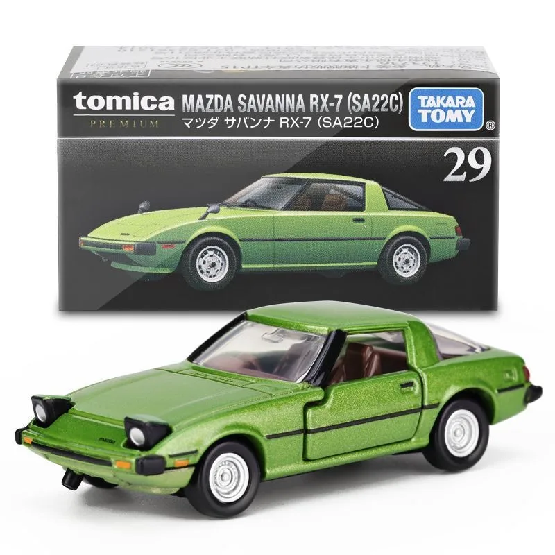 

TAKARA TOMY Diecast Car Model Toy Black Box 29 Mazda SAVANNA RX-7 Alloy Collection A gift for a friend