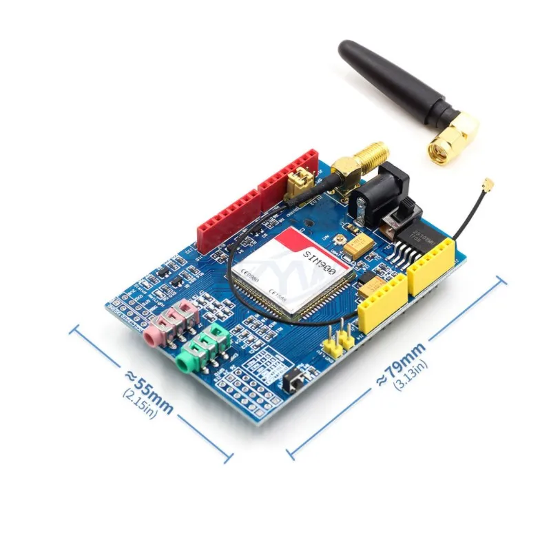 SIM900 850/900/1800/1900 MHz Zestaw modułów płytki rozwojowej GPRS/GSM dla Arduino GPIO PWM RTC