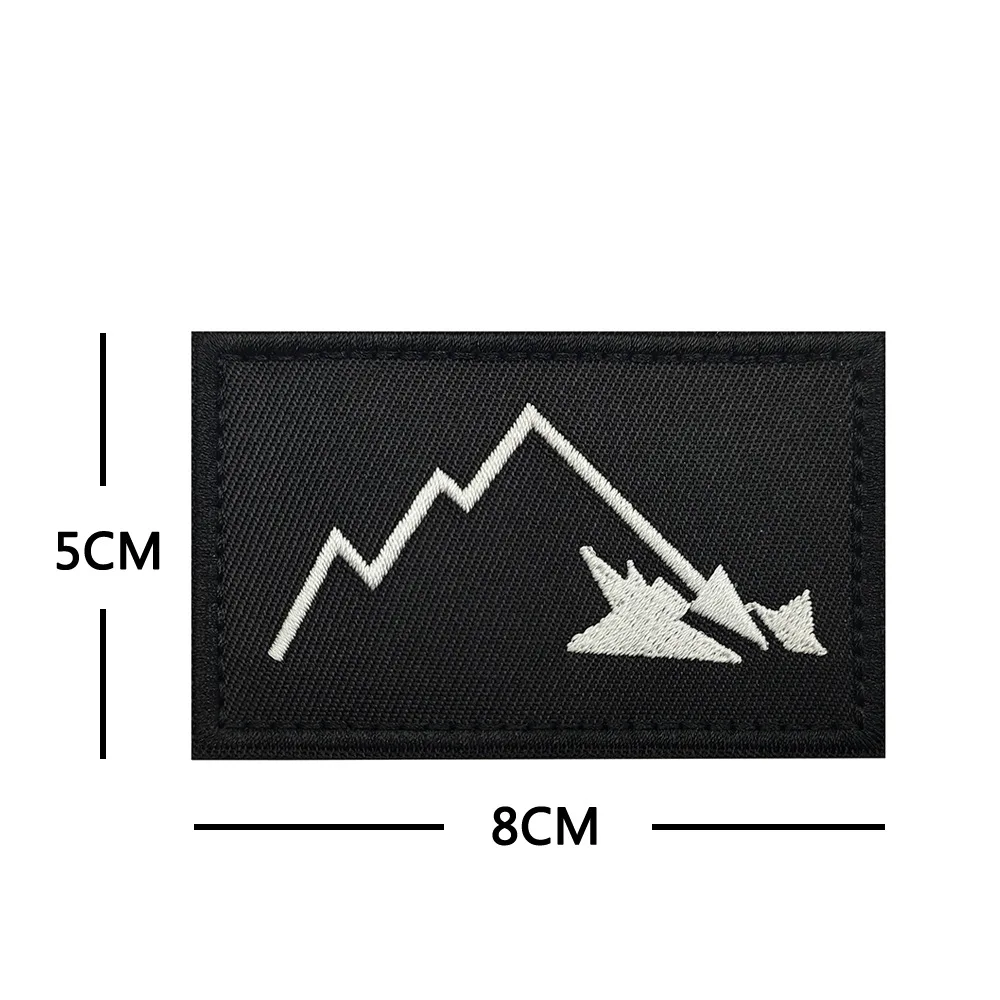 FOG Forward Frontline Watch X Black Canyon Netflix Embroidered Armband Magic Patch Bag Badge Embroidered Patches for Clothing