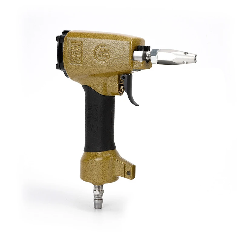 Pneumatic Upholstery Staple Gun Pneumatic Nailer Air Stapler Nailer for Clothing Garment Belt Leather, 2.5mm/3mm/4mm Hole