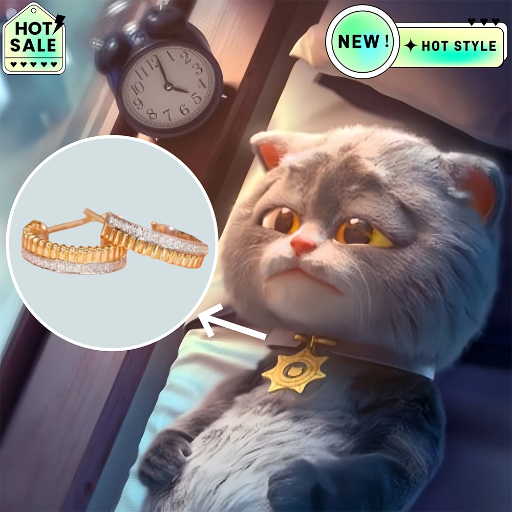 

Cat Accessories 2025 Hot Selling Earrings Fashionable Simple Premium Gift Suitable for Giving To Friends and Girls To Wear