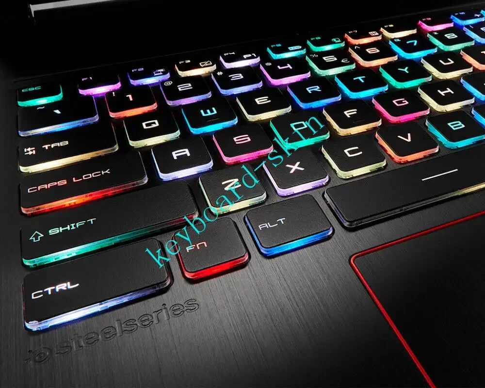 Imagem -05 - Teclado Americano Colorido para Teclas com Retroiluminação Compatível com Msi Gs63 Gs73 Stealth 8rd 8re 8rf Ge75 e Ge65 Rassistant 9se206cn 8rf Novo