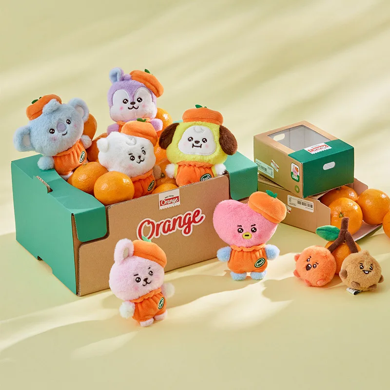 

2026 latest model bt21 mini BABY orange party series cute transformation doll figurines Guzi related gifts Fan group purchase