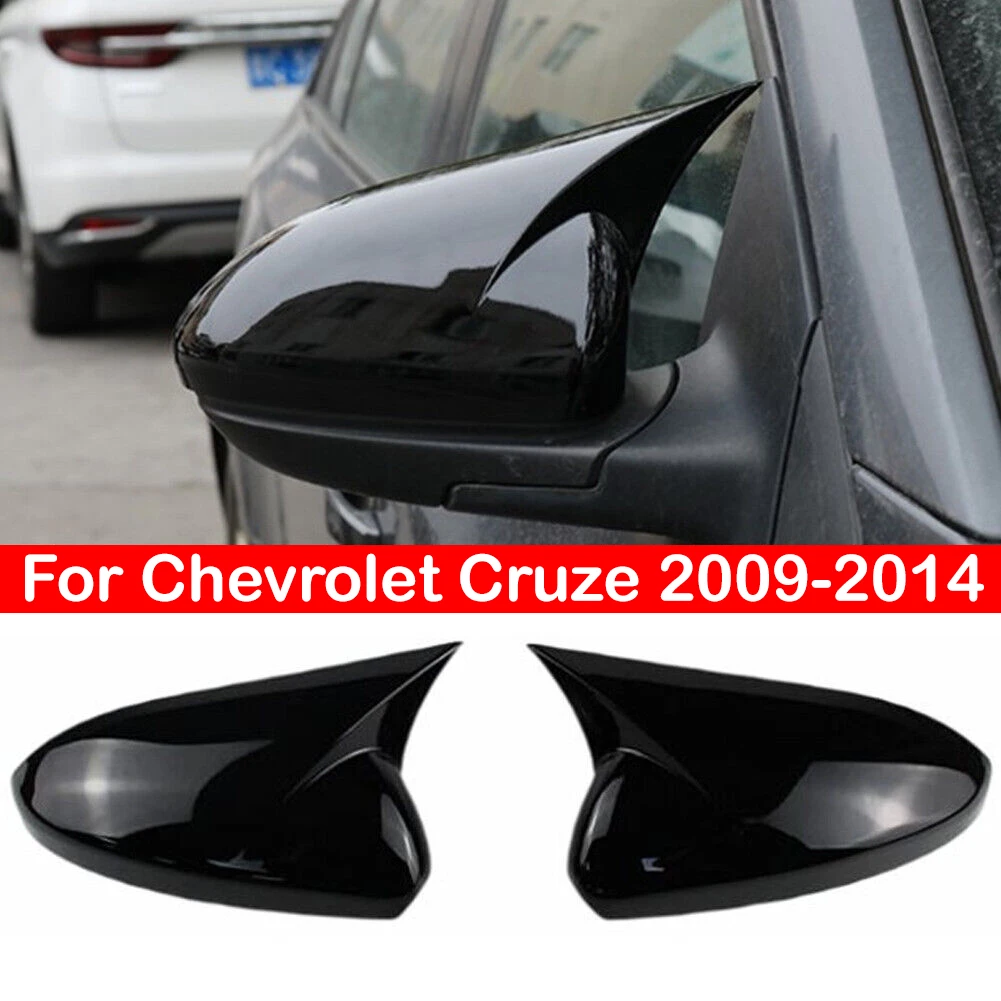 

For Chevrolet Cruze 2009-2014 Car Rearview Side Mirror Cover Wing Cap Sticker Exterior Door Rear View Case Trim Carbon Fiber