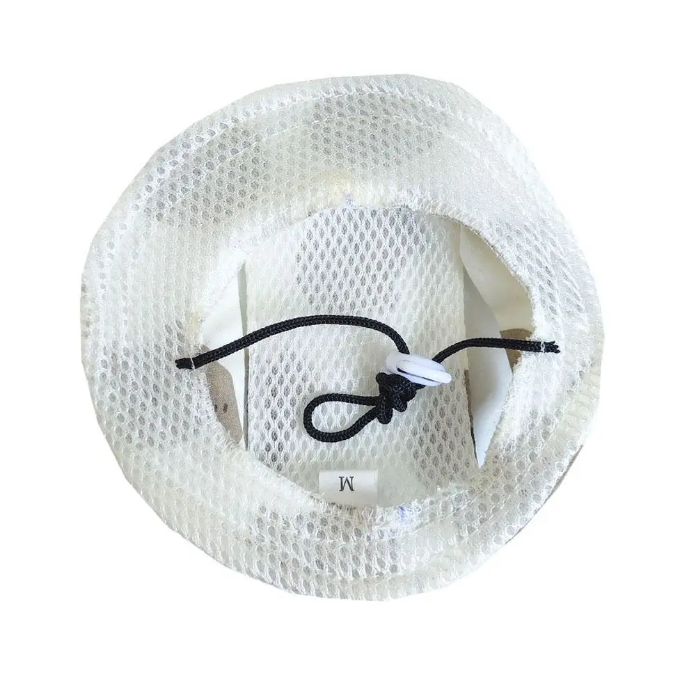 ファッション調節可能なペット用サンハット、猫犬用屋外日よけ帽子、旅行用通気性ペット用フィッシャーマンハット