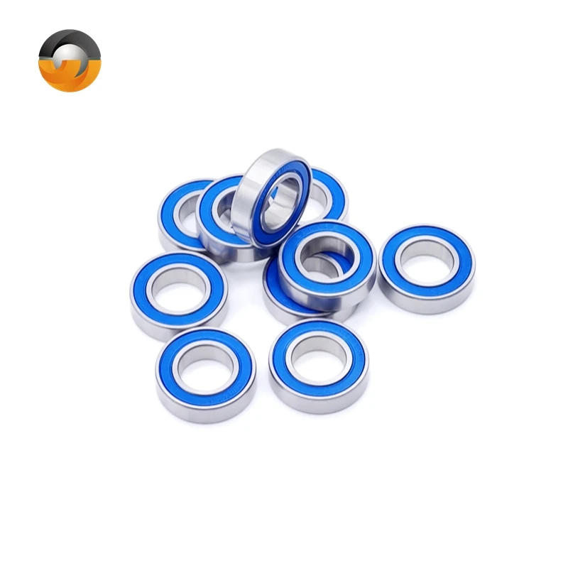 10PCS 6800RS Bearing  ABEC-7 10x19x5 mm Thin Section 6800-2RS Ball Bearings 61800 RS 6800 2RS With Blue Sealed L-1910DD
