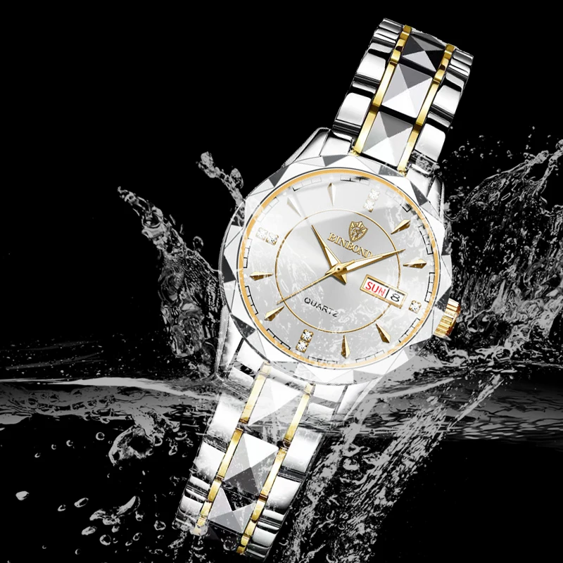 Luxury Watches For Women 2024 New Gold Bracelet Stainless Steel Fashion Waterproof Ladies Quartz Wristwatch Female Clock Gifts