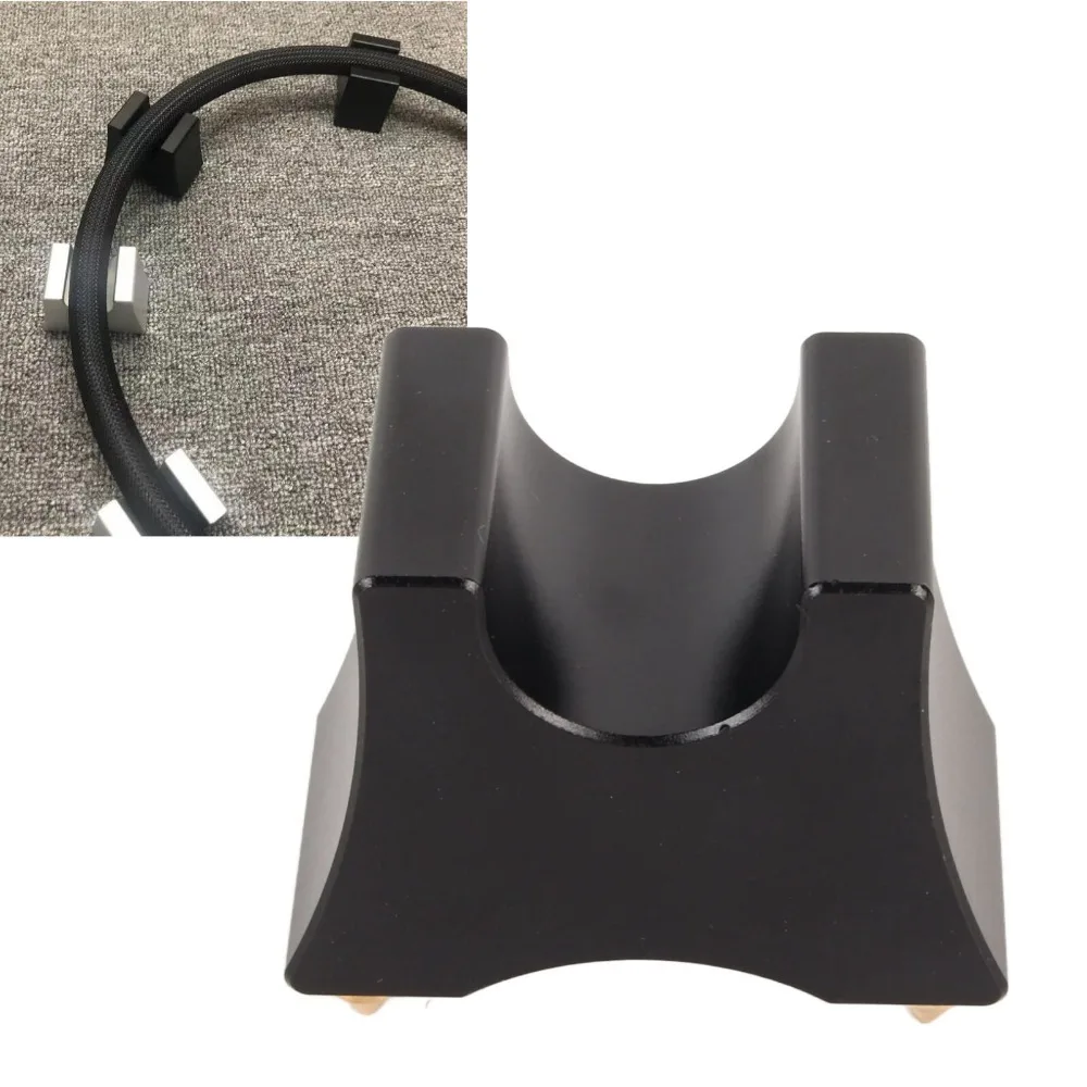 Universal Aluminium Alloy 2-in-1 HiFi Cable Clip & Stand Spike Multifunction HiFi Cable Tray HiFi Cable Clamp Speaker Setup