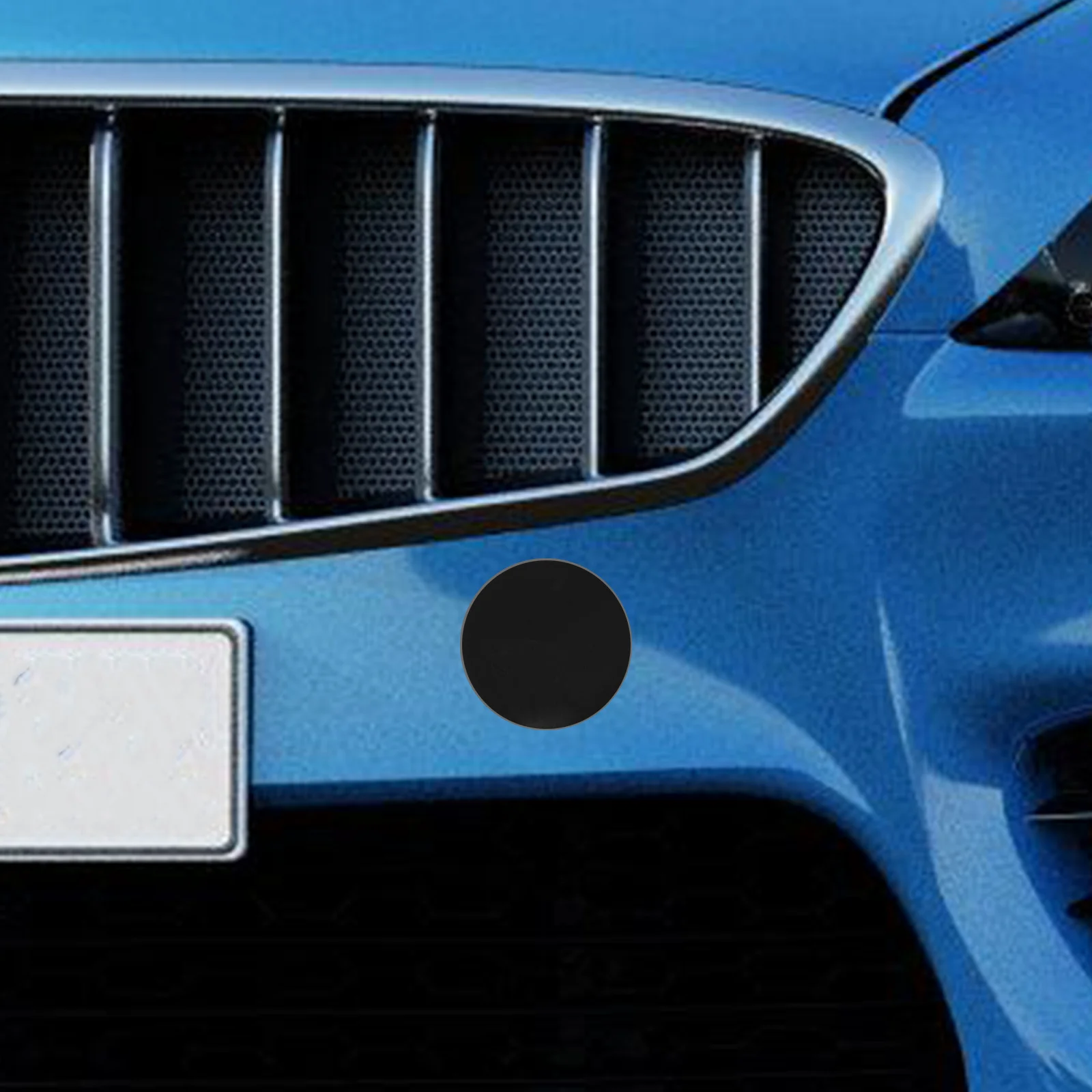 

Front Bumper Tow Hook Cover Cap Waterproof ABS Trailer Travel Hook Covers For Car Stylish Durable Easy Installation Vehicle