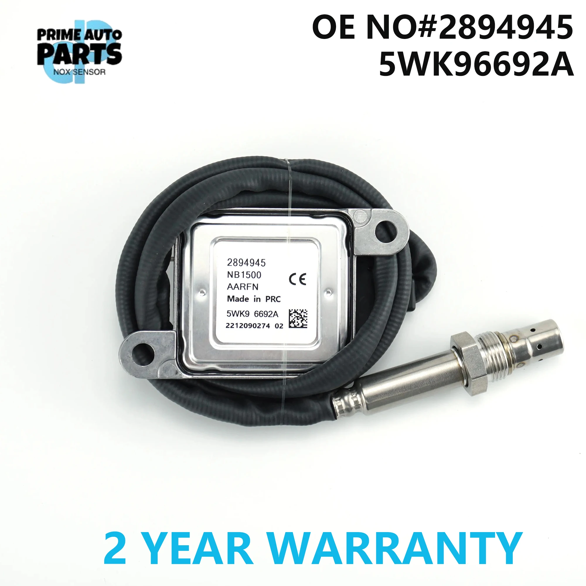 

2894945 NOx Sensor 5WK96692A 5WK9 6692A New Nitrogen Oxide Sensor For Cummins ISB 6.7L 2010 2011 2012