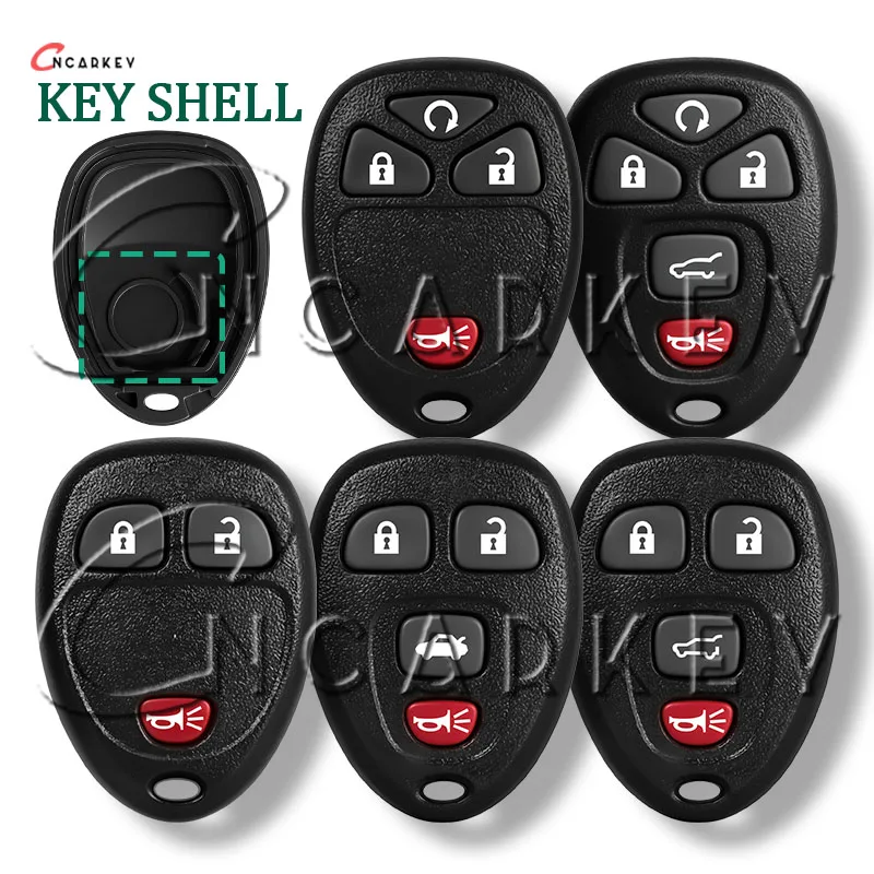 Remote Key Fob Shell Case For Buick Enclave Outlook Tahoe Traverse Escalade For GMC Acadia Yukon Suburban Housing Cover No PCB