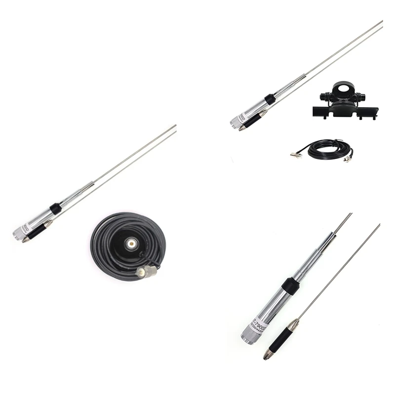 Мобильное радио, четырехдиапазонная антенна 144/220/350 МГц для QYT KT-7900D Car Walkie Talkie, мобильная антенна, высокое качество (C)