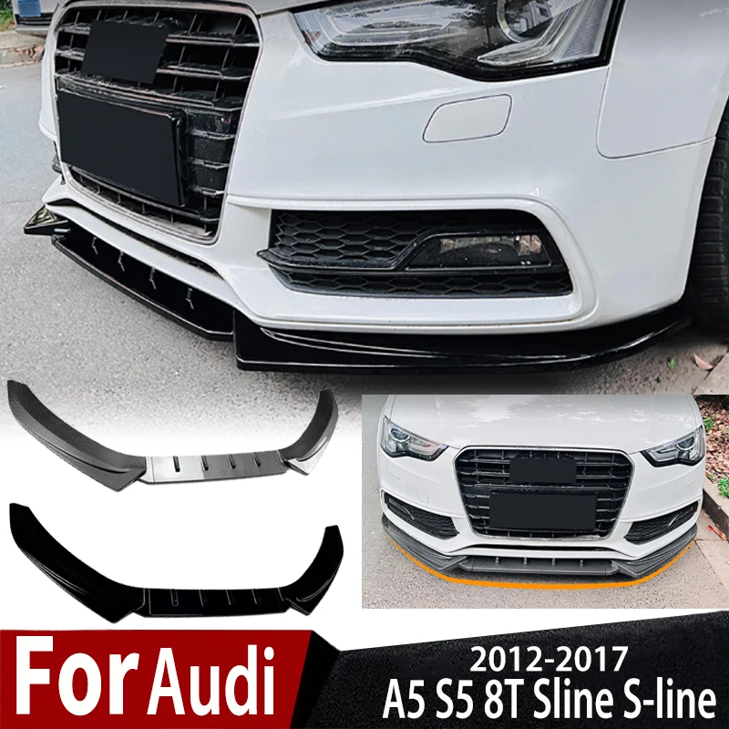 

Для Audi A5 S5 8T Sline S-line 2012 2013 2014 2015 2016 2017 передний бампер, сплиттер, спойлер, диффузор, отделка, автоаксессуары