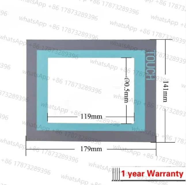 الجبهة الإسكان شل غطاء الحال بالنسبة 6AV6643-5AA10-0HA0 6AV6 643-5AA10-0HA0 TP277 6 "إطار يغطي الحالات + لوحة اللمس + تراكب