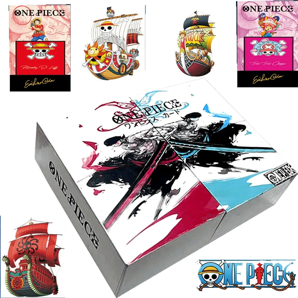 

Wholesale One Piece Cards Collection for Children Japan Anime Treasure Hunting Sculpture of Alien Ships Card Hobby Birthday Gift