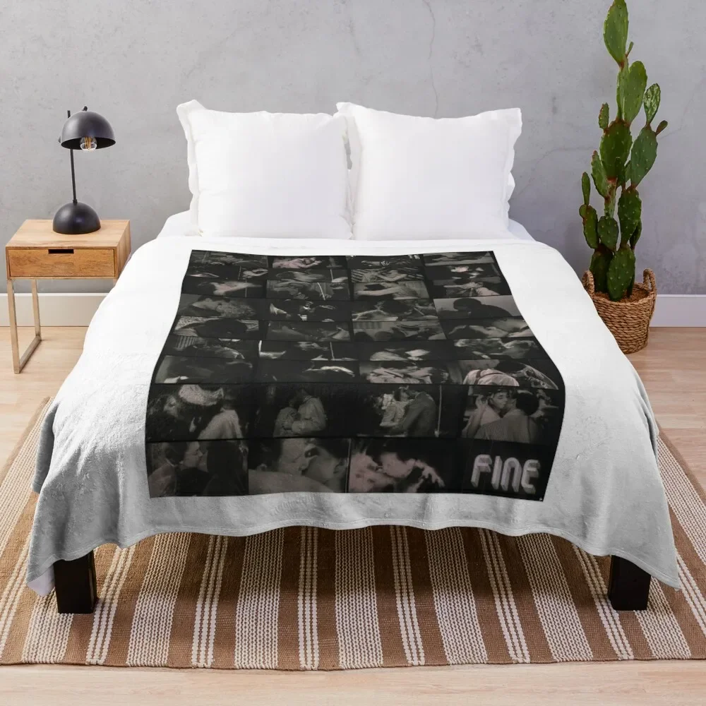 

The Censored Kisses of Cinema Paradiso Throw Blanket Polar Decorative Sofa warm winter Blankets