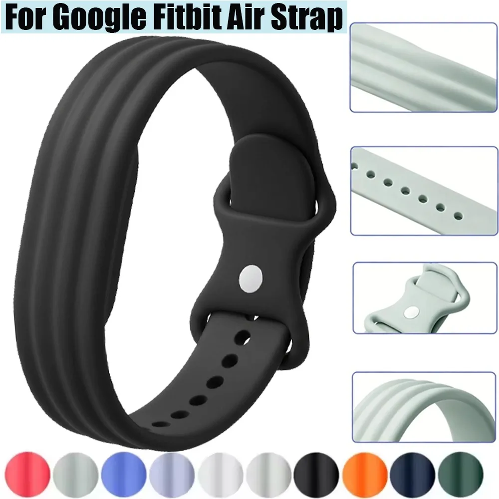 Original Sport-Silikonarmband für Google Fitbit Air, atmungsaktiv, bequem, Ersatzband, Fitness-Tracker-Zubehör