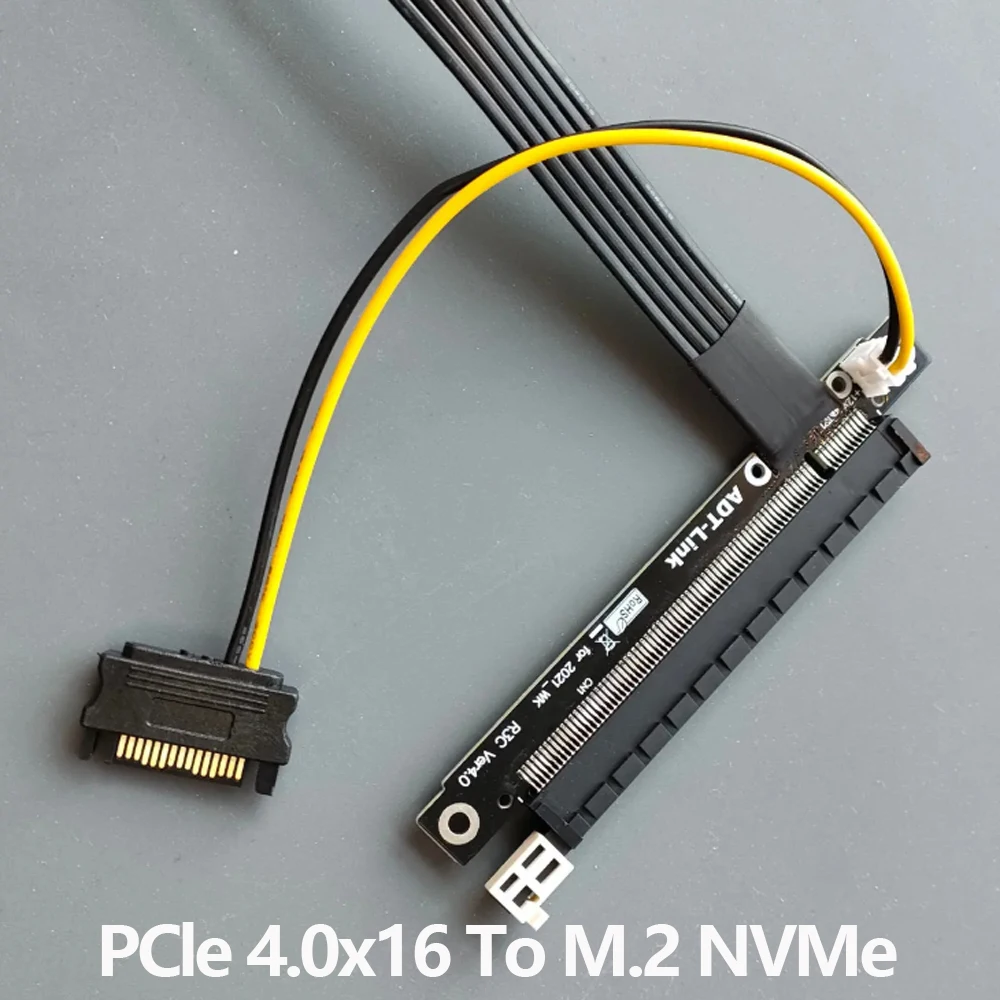 

PCIe 4.0 X16 To M.2 NVMe Extender Adapter Riser Cable RTX3090 RX6800xt for GPU GTX RTX Mining NVIDIA AMD Video Card Extension