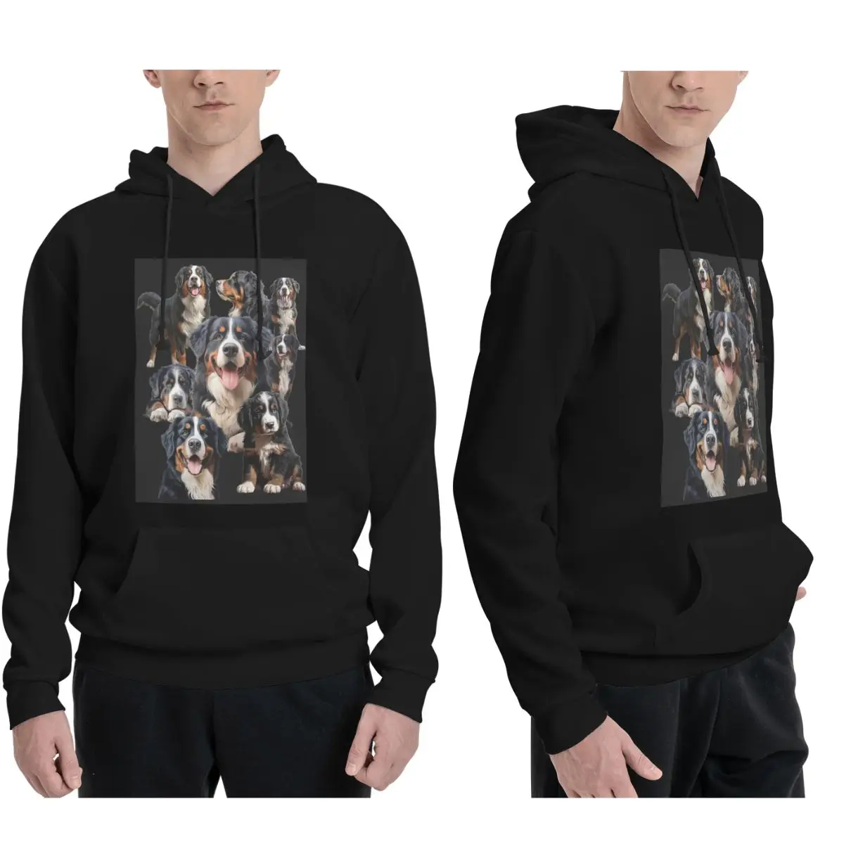 

Бернский зенненхунд, толстовки для мужчин и женщин, повседневный пуловер, толстовки в стиле хип-хоп с длинными рукавами и капюшоном, осень-зима