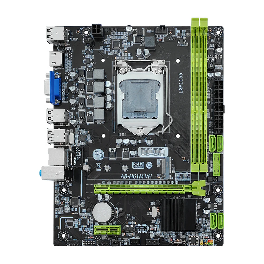 H61 مجموعة اللوحة الأم مع DDR3 ، 2x4GB ، 8GB RAM ، 1600MHz ، VGA ، HDMI-متوافق ، I3 2110 ، I5 3470 وحدة المعالجة المركزية