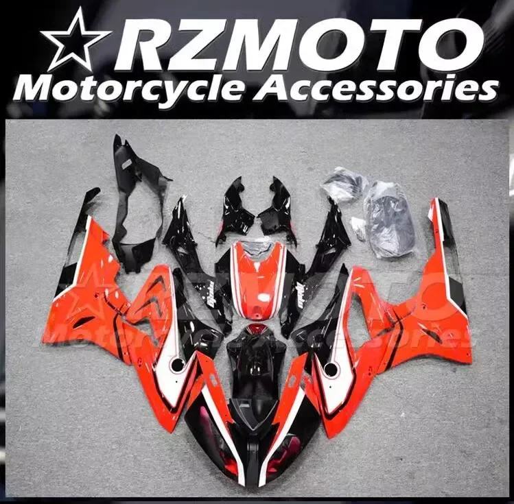 

4Gifts New ABS Whole Motorcycle Bike Fairings Kit Fit for BMW S1000RR 2015 2016 15 16 HP4 Bodywork Set Red Black