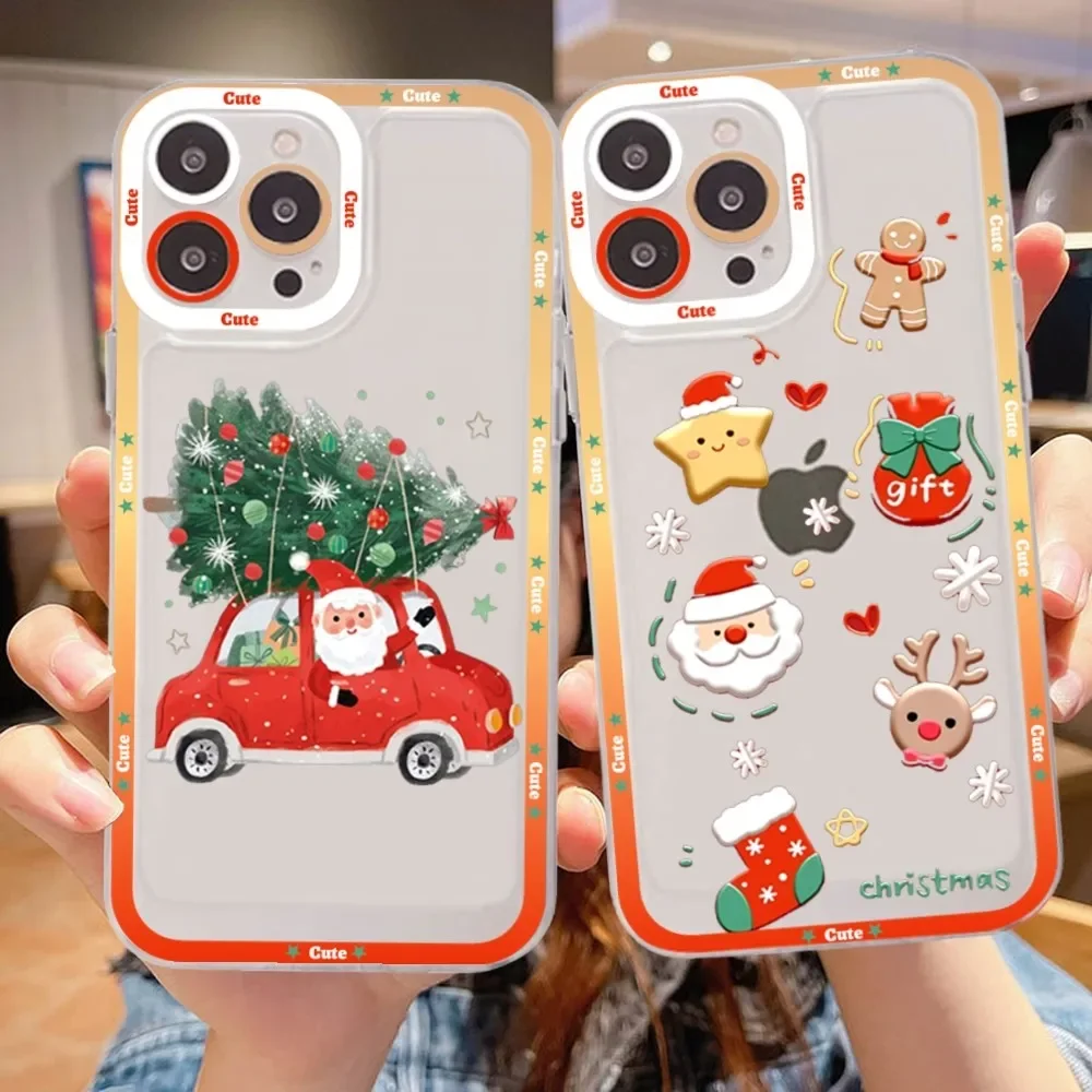 Coque de téléphone cadeau joyeux Noël pour Redmi Note, Redmi 7, 8, 9 A, Redmi Note 5, 7, 8, 9, 10, 11 Pro Max, 4G, 5G