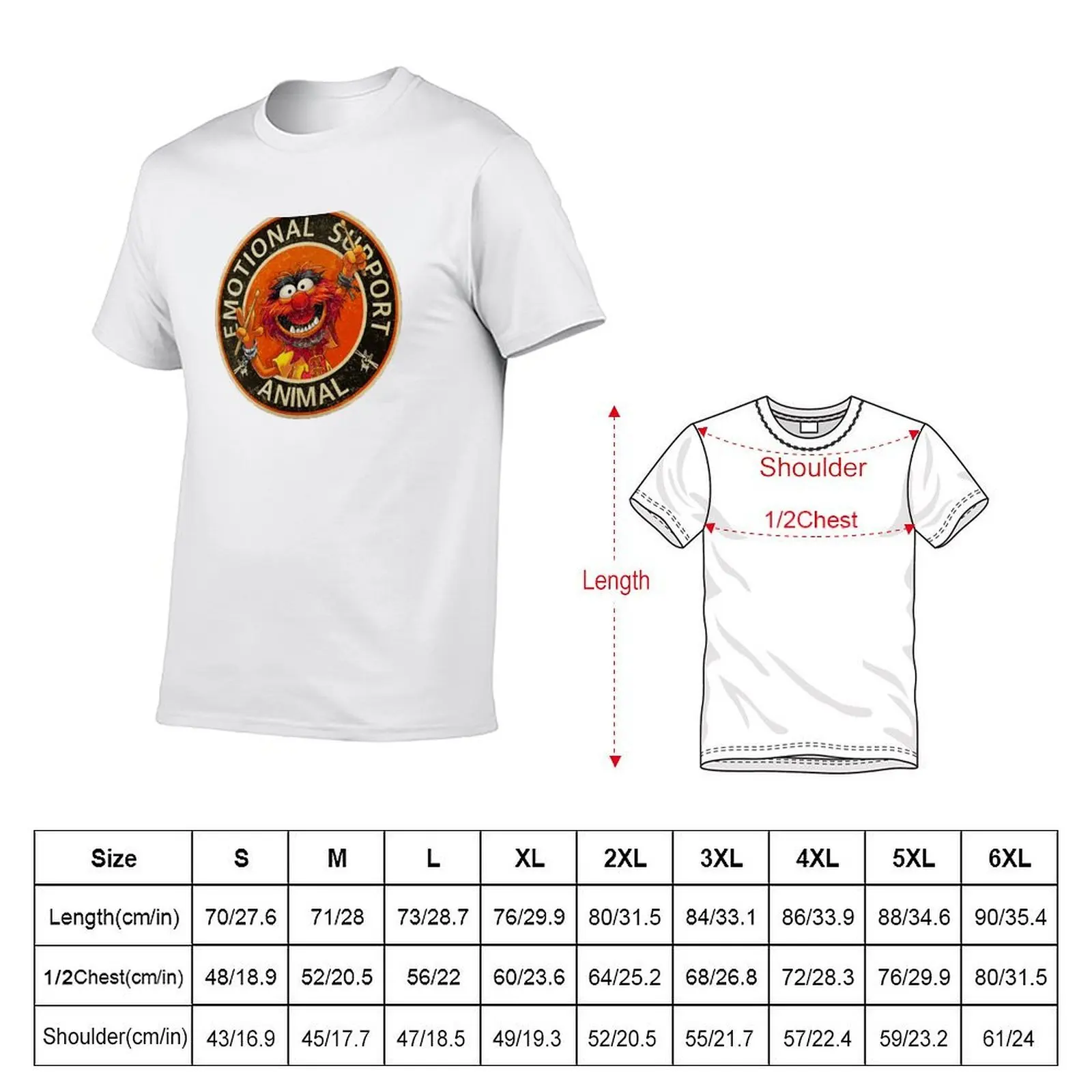 Emotional Support Animal T-Shirt man t shirt designer man t shirt summer T-Shirt