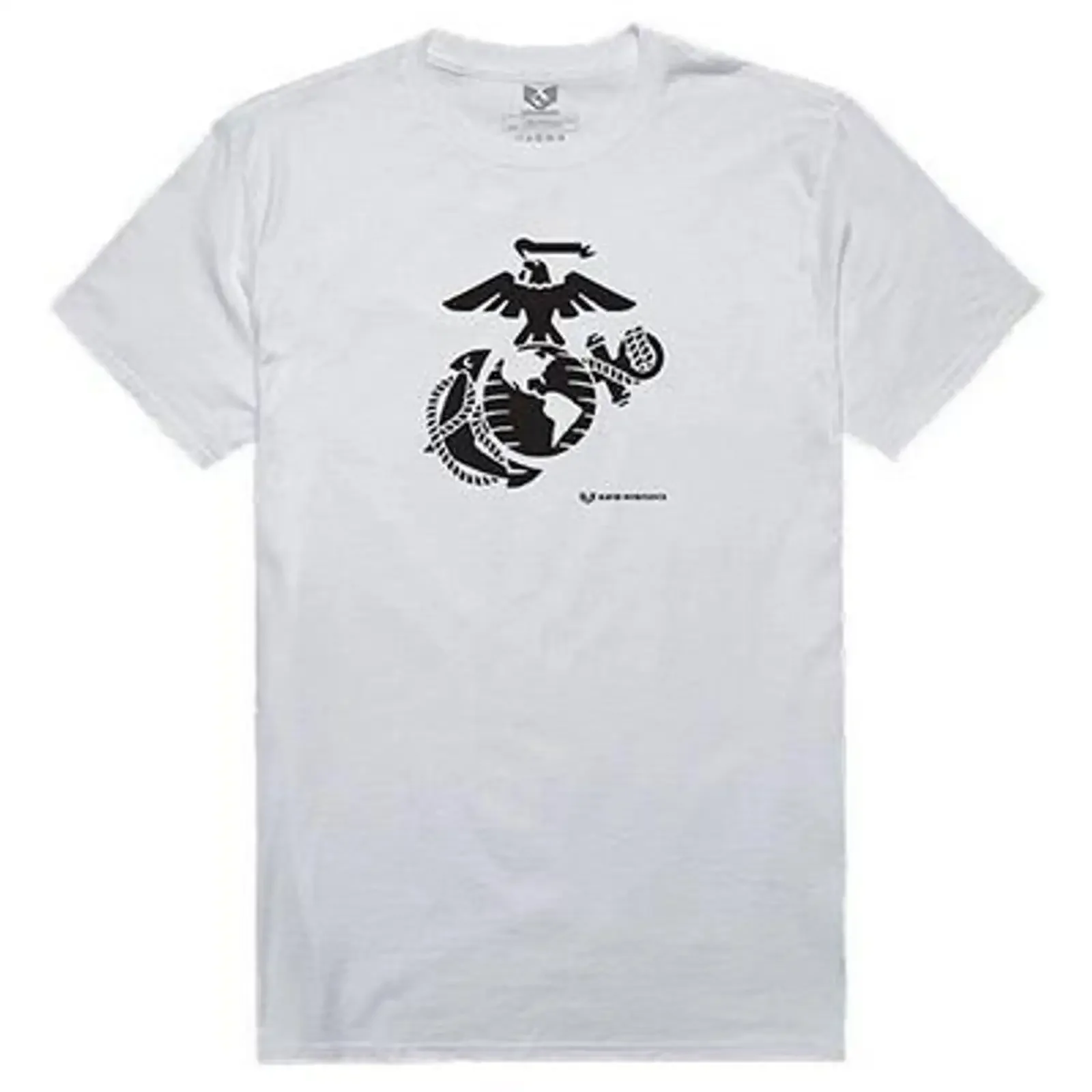 United States Marine Corp USMC Eagle Globe Anchor White Men's T Shirt vintage Washed fashion Versatile Top For Everyday Wear
