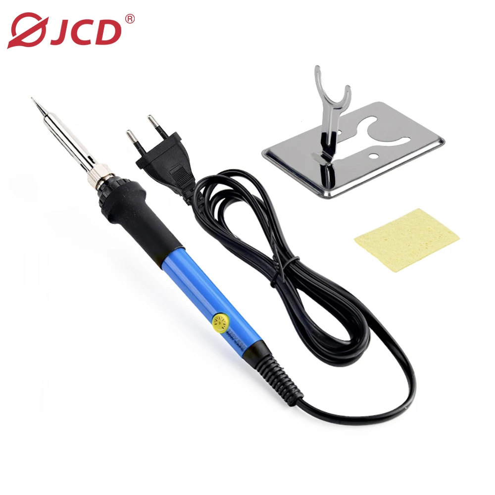 

JCD 908 electric soldering iron 60W 220V 110V adjustable temperature soldering iron tool with soldering iron holder kit