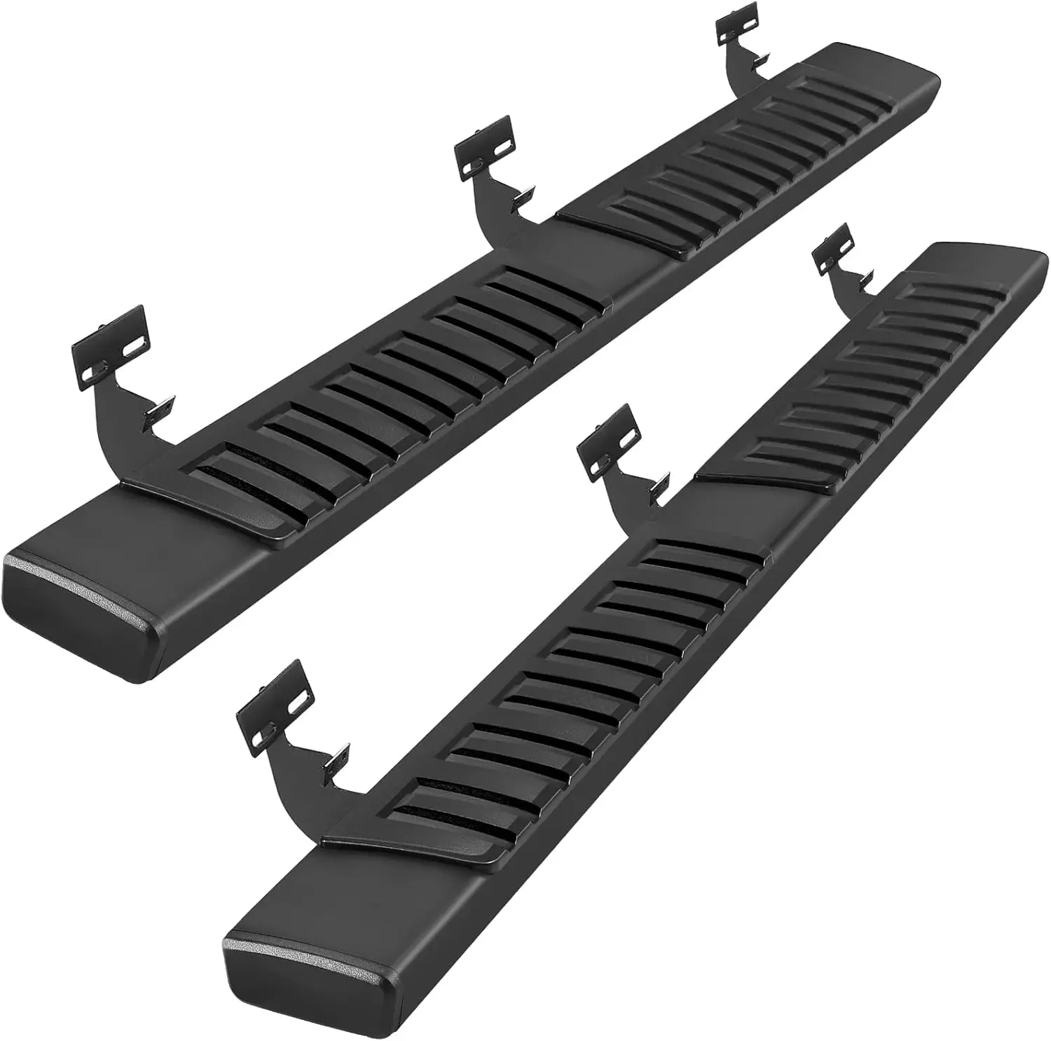 

6 Inches Running Boards for 2009-2018 Dodge Ram 1500 Crew Cab, 2010-2024 Ram 2500 3500, Black Aluminum Alloy, Durable