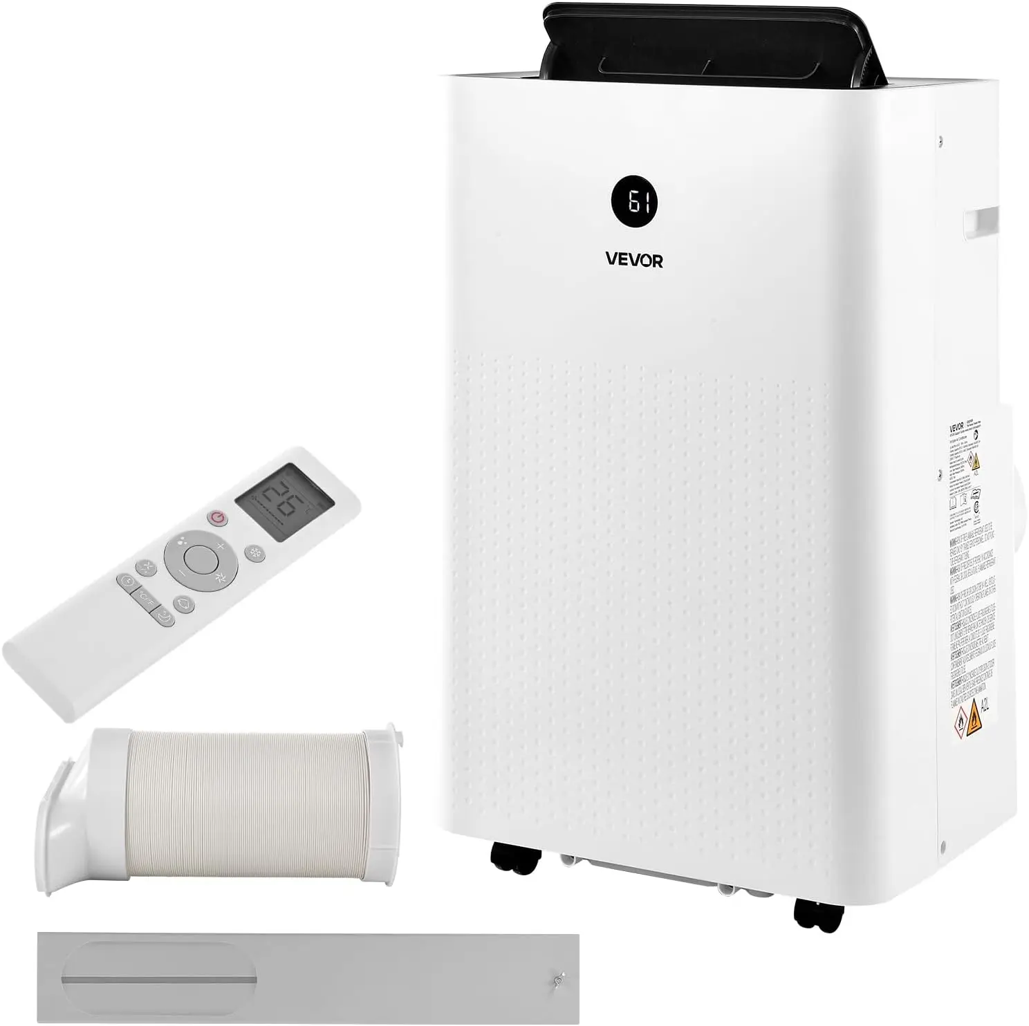 

Portable Air Conditioner, 14000 BTU ASHRAE (9800 BTU SACC) 4-in-1 Standing Cooling Ac Unit, LED Touch Panel & Remote Control, 24