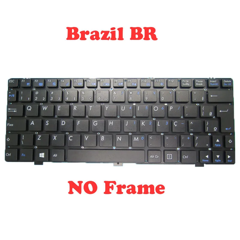 AR BR FS GK HB IT JP KR LA PO RU SP US Keyboard For CLEVO M1110 W510TU-R W510TU-L W515TU W515LU W515PU-P W515PU-W W517PU