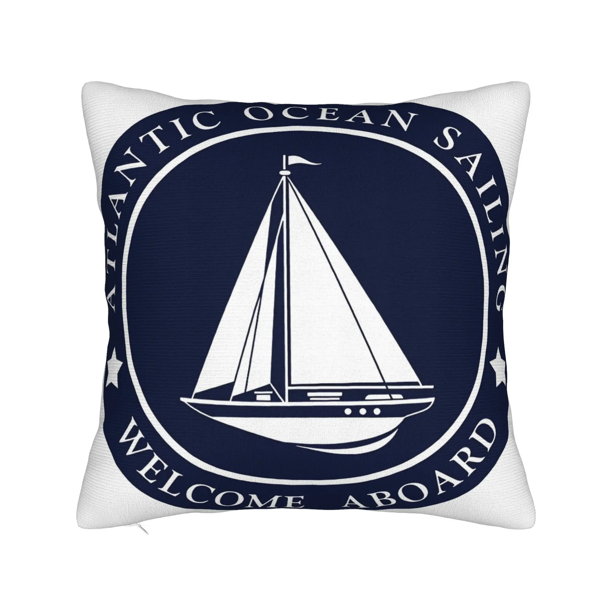 Nordic Dark Blue Nautical Collection Pillowcases  Morden Pillow Case For Wedding Party Home Decor Custom Pillow Cover