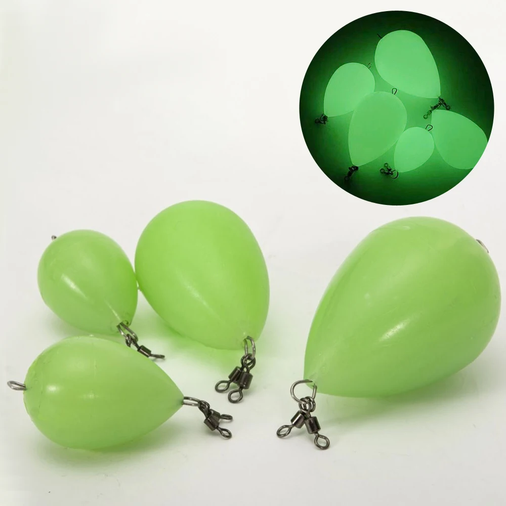 

Egg Shaped Float Upward Luminous Bobber Fluorescence Float Fishing Float Help Thrower Long-distance Casting Bait Auxiliary Tool
