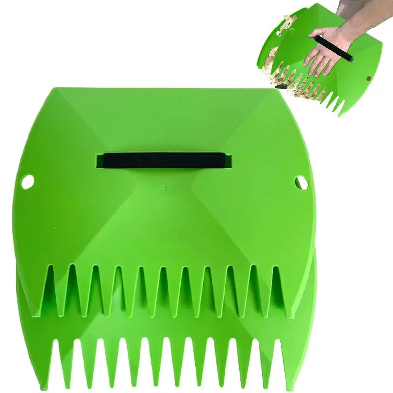 Leaves Scoops And Claws Hand Held Rakes Lightweight Leaves Grabber Claws Lawn Debris And Trash Pick Up Tool Sturdy Ergonomic