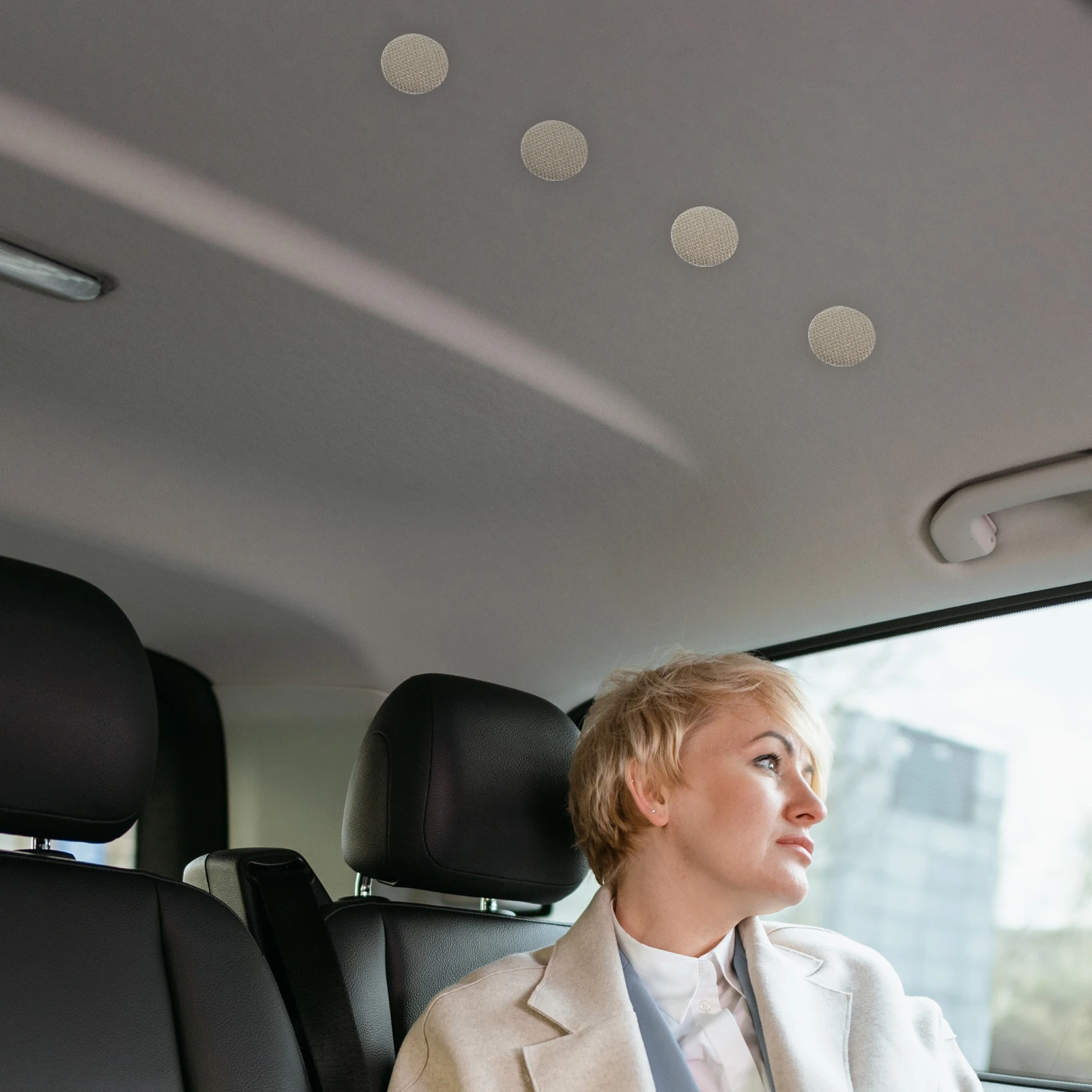 

50 set Automotive Headliner Repair Kit Grey Lining Buckle Buttons for Car Roof Interior Decoration Fixing Rivets