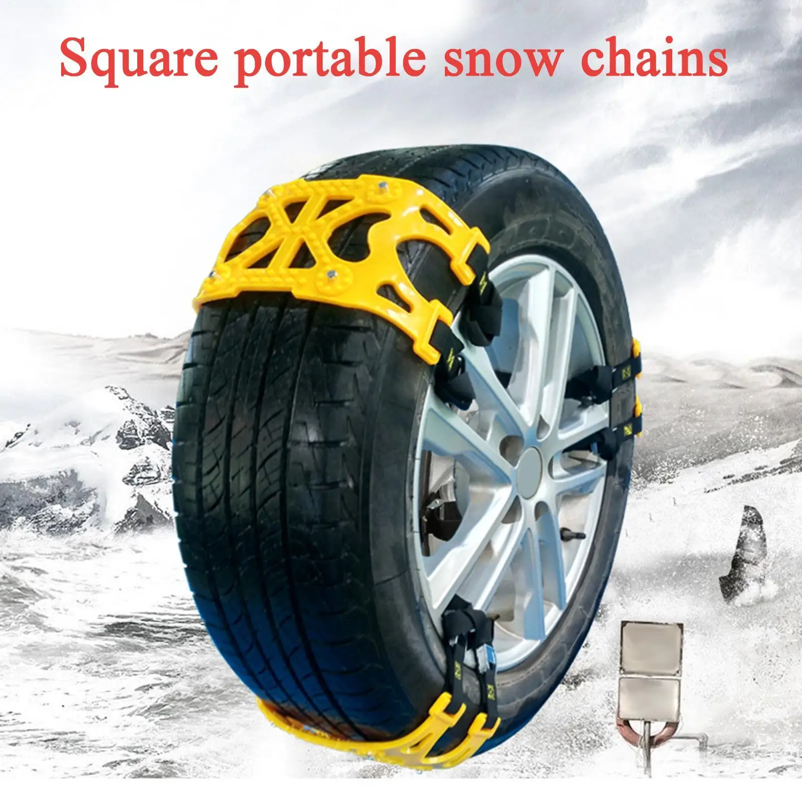 

Шины для автомобилей, противоскользящие шины, снежная цепь, регулируемое автомобильное оборудование, вспомогательные средства для безопасного вождения для минивэна в холодную погоду