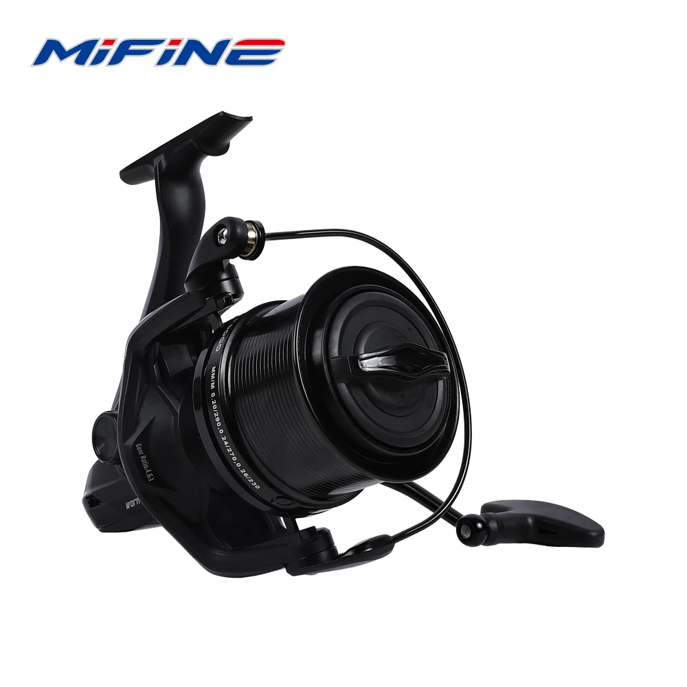 MIFINE QUARTZ CAPR Fishing Reel 18KG Max Drag 4.6:1 Gear Ratio Spool Coil Metal 5+1BB Carp Spinning Reels Saltwater Freshwater