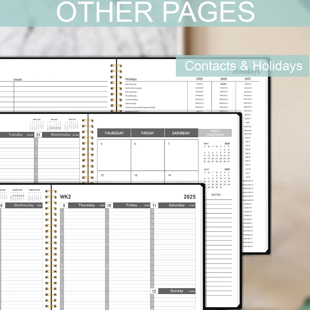 2025 Appointment Book - Appointment Book 2025,Weekly & Monthly- Jan. 2025 - Dec. 2025, 9\