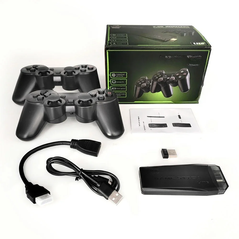 M8 mini high definition 2.4g wireless dual-handle TV game console U Bao arcade joystick