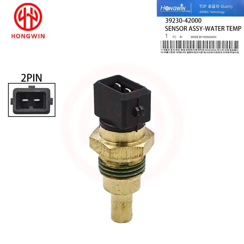 HONGWIN OEM: 39230-42000 39230 42000 Sensor de temperatura da água se encaixa no Hyundai Grace H H100 Bus H200 Terracan 1996-2001, 3923042000