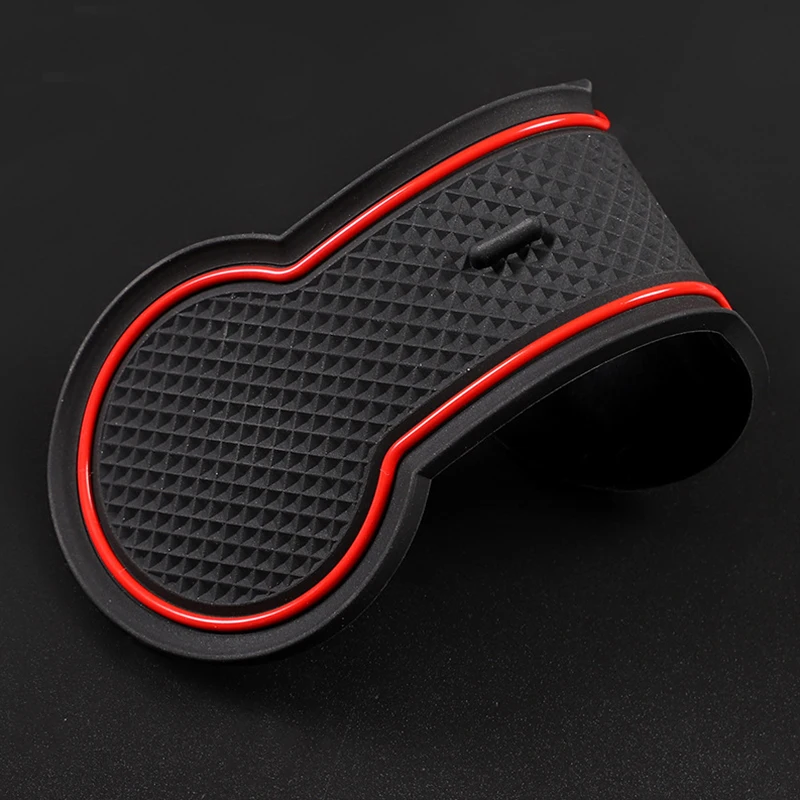 Anti Slip Mat Gate Slot Pad Rubber Cup Mat Coaster For Renault Captur 2019 2020 Non-Slip Door Groove Pad Car Styling Accessories