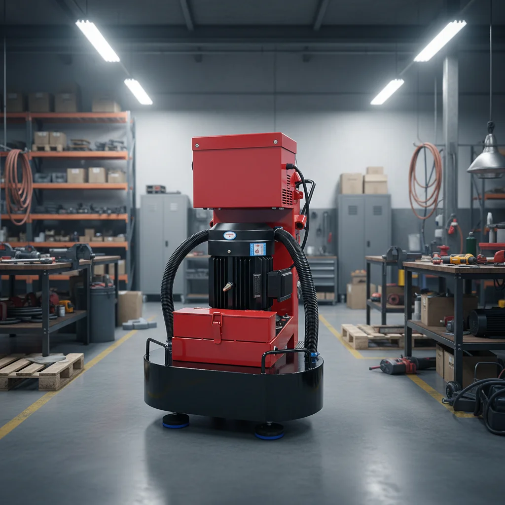 

600*320mm 220V/240V 3/4kW Manual Dust-free Floor Grinder Concrete Grinding Machine with Vacuum Cleaner and Pump/Motor