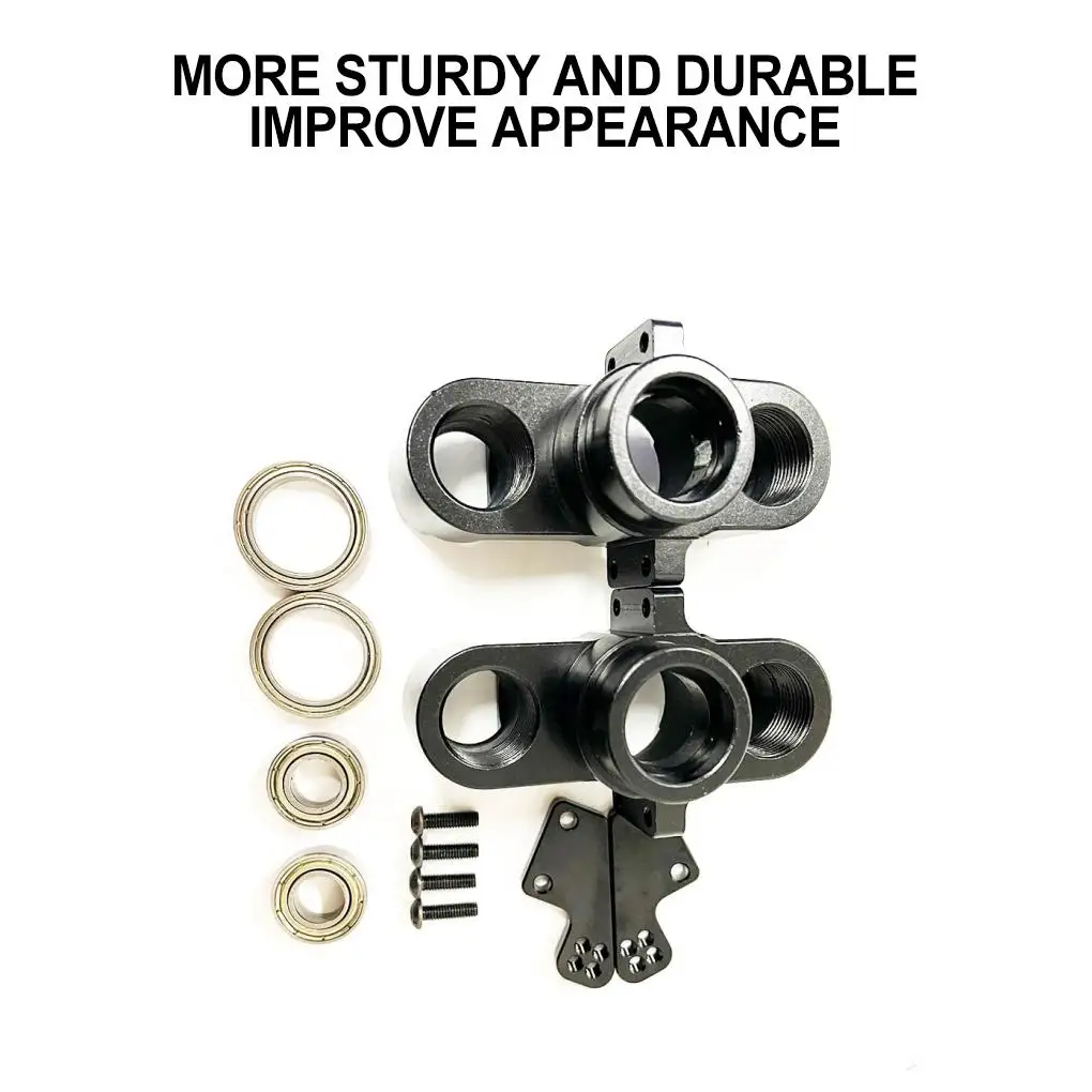 RCGOFOLLOW Steering Hub Carrier RC Car Part Durable Steering Block Knuckles For 1/7 6S Monster Trucks RC Upgrade Part